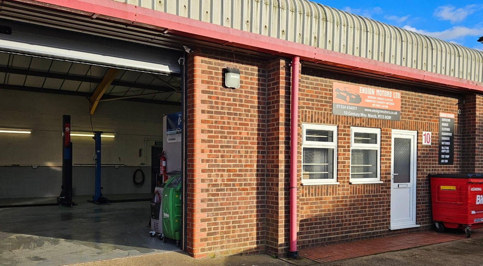 Ensign Motors Car Garage - Located: March, Cambridgeshire